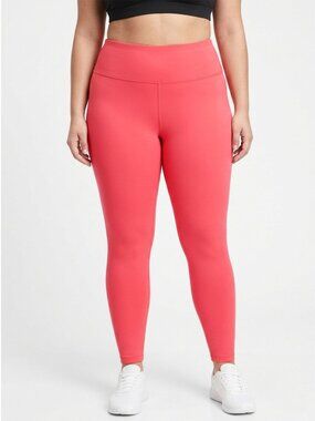 Under Armour Fitted Meridian Leggings Pockets Coral Pink Stretch  Athletic